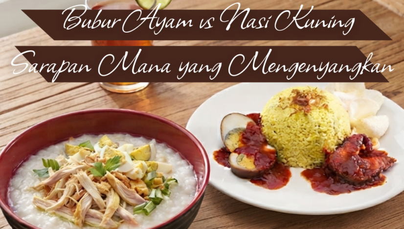 President Resto Bubur Ayam vs Nasi Kuning, Sarapan Mana yang Lebih Mengenyangkan