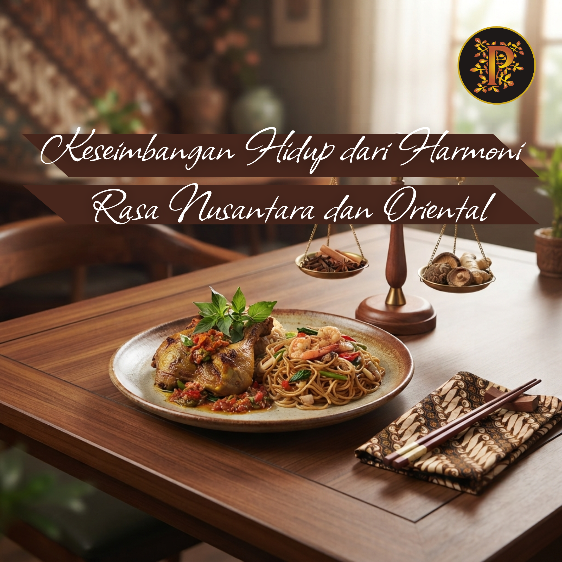President Resto Keseimbangan Hidup yang Tercermin dari Harmoni Rasa Nusantara dan Oriental
