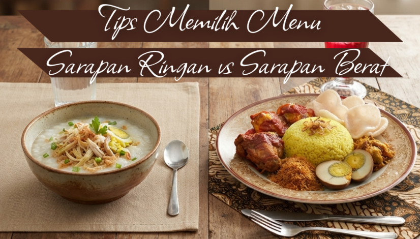 President Resto Tips Memilih Menu Sarapan Ringan vs Sarapan Berat