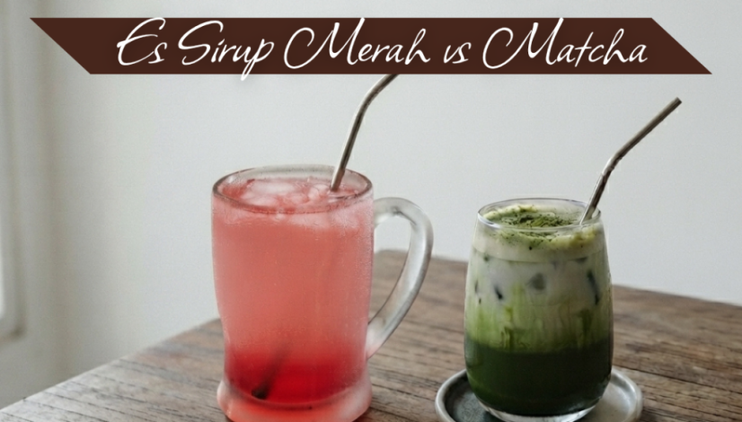 President Resto Matcha vs Es Sirup Merah