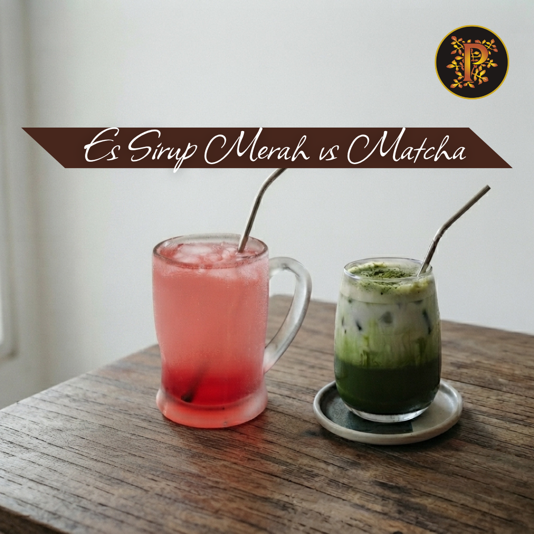 President Resto Matcha vs Es Sirup Merah
