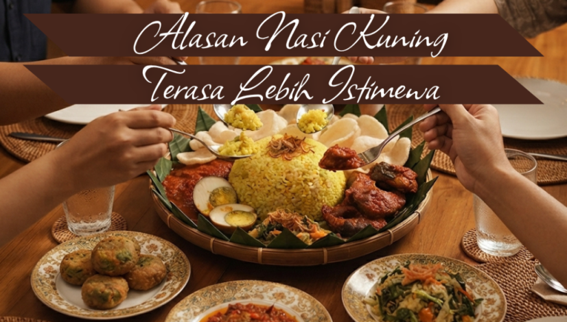 President Resto Psikologi Makan Bersama, Alasan Nasi Kuning Terasa Lebih Istimewa Saat Disantap Beramai-ramai