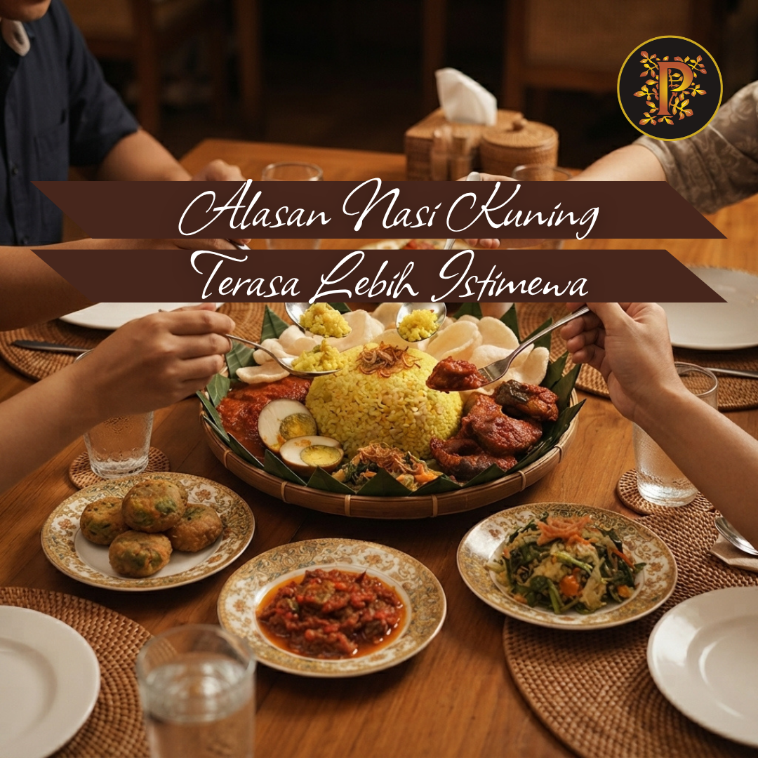 President Resto Psikologi Makan Bersama, Alasan Nasi Kuning Terasa Lebih Istimewa Saat Disantap Beramai-ramai