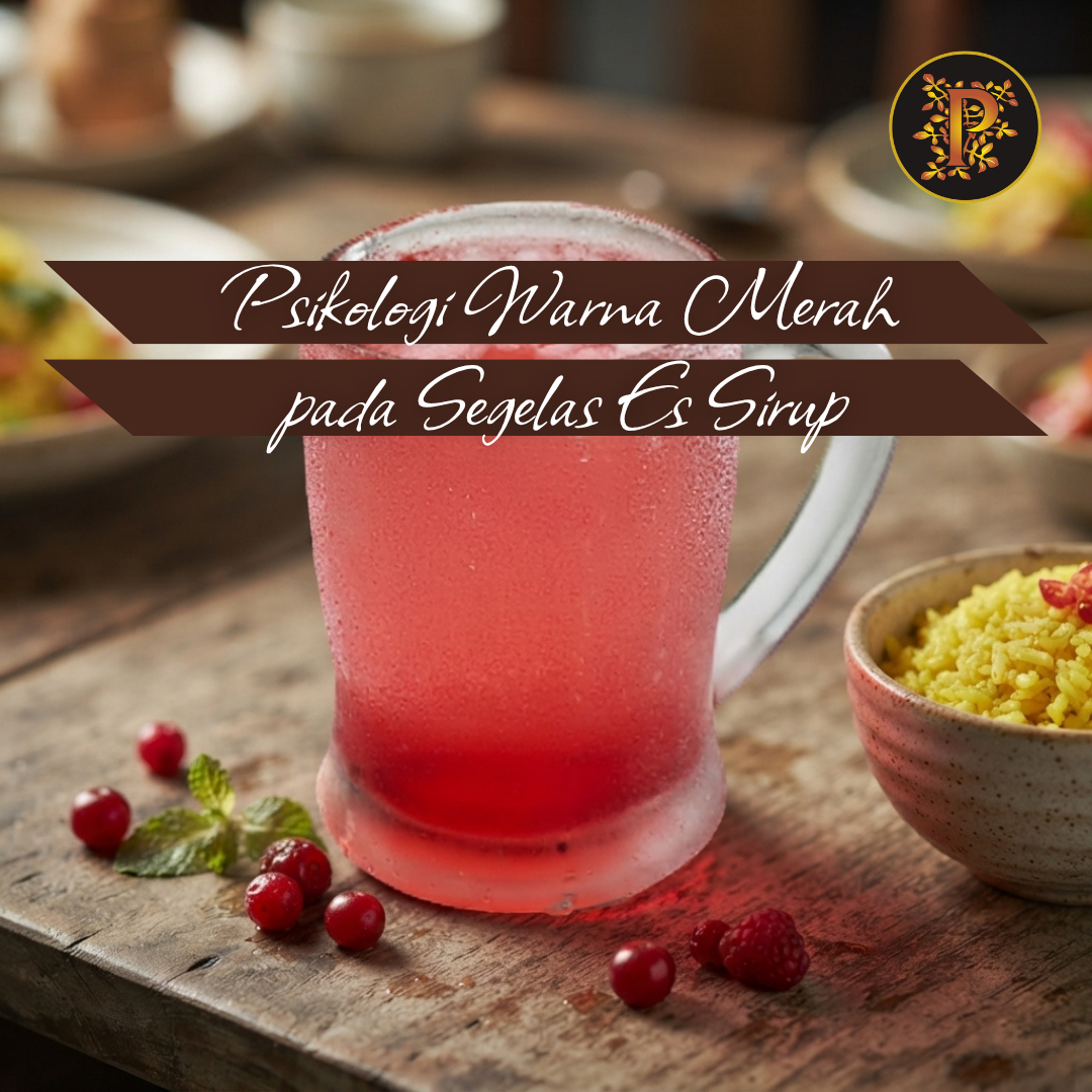 President Resto Psikologi Warna Merah pada Segelas Es Sirup Merah