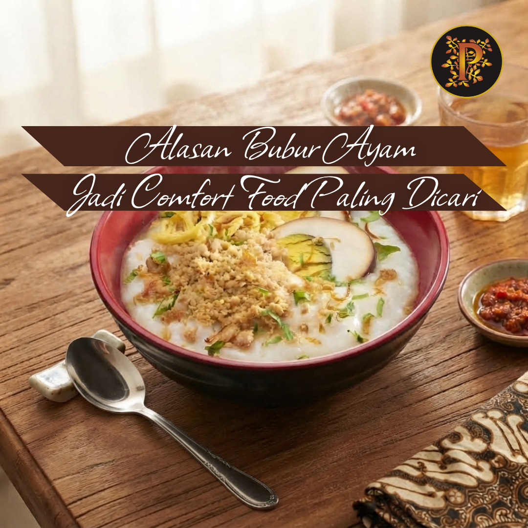 President Resto Alasan Bubur Ayam Jadi Comfort Food Paling Dicari