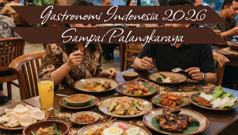 Gastronomi Indonesia 2026 sampai Palangka Raya