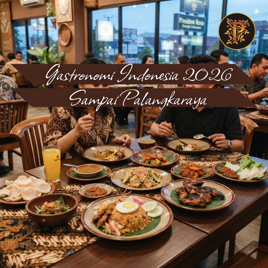 Gastronomi Indonesia 2026 sampai Palangka Raya
