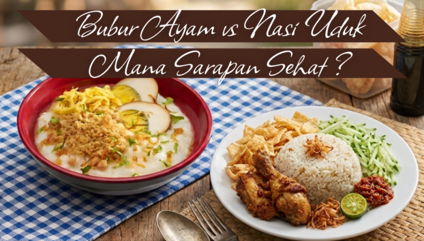 President Resto Bubur Ayam vs Nasi Uduk, Mana Sarapan Sehat