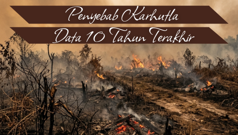 President Resto Penyebab Karhutla, Data 10 Tahun Terakhir